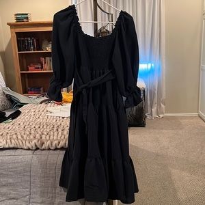 Dark Blue Tired Dress Size Small.